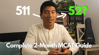 How I Scored 520 99th Percentile  Complete 2Month MCAT Study Plan [upl. by Yarb]