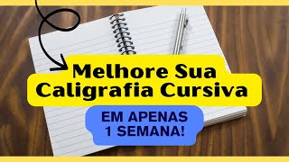 Como MELHORAR a Caligrafia LETRA CURSIVA [upl. by Camilla]