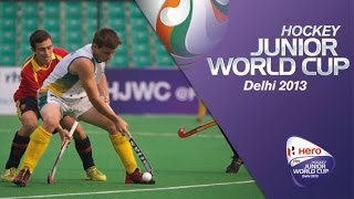 Australia vs Spain  Mens Hero Hockey Junior World Cup India 08122013 [upl. by Priscilla]