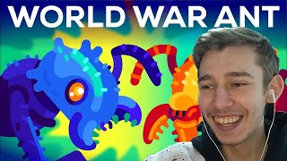 ANT ARMY  The World War of the Ants – The Army Ant Reaction [upl. by Annaitat]