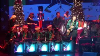 “Rocking Around The Christmas Tree” Brian Setzer OrchestraCaesars Theater Atlantic City 112115 [upl. by Ahsilek538]