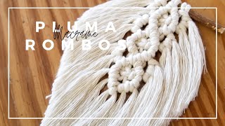 Tutorial Pluma Macramé [upl. by Sirdna]