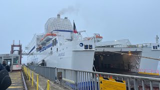 St Malo to Portsmouth onboard Armoique Brittany ferries [upl. by Ertnom316]