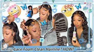 🔑Tutorial How To Use Tint MousseFoams For Clean Lace HD Lace Front Wig FtELFINHAIR Review [upl. by Percy]