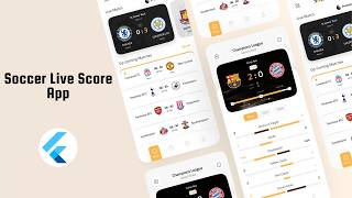 Football App Flutter  Football Live score app ui flutter [upl. by Rehpretsirhc]