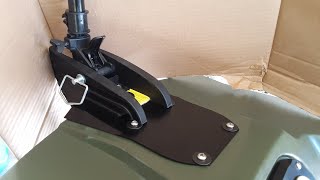 Bonafide SS127 Kayak Quick Release Trolling Motor with Bassyaks Mounting Plate [upl. by Kciredohr139]