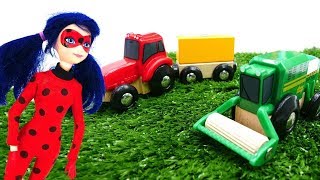 Vidéo en français pour enfants de Lady Bug et jouets Brio [upl. by Natalya]