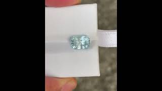 197 carats  Aquamarine Stone Custom Precision Cut Nigerien Gemstone aquamarine gemstone [upl. by Lisle479]