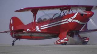 Pitts S2b Special  Wingover Crosswind Landing and Ground Loop [upl. by Howenstein]