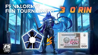 F5 VALORANT FUN TOURNAMENT 2024  3Orin  Egoists  BirMingSum [upl. by Elauqsap]