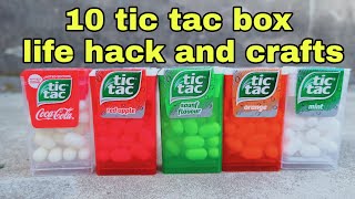 tic tac box life hacks  tic tac box crafts [upl. by Parlin]