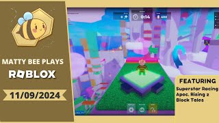 MattyBee PLAYING ROBLOX WITH VIEWERS VOD  11092024 [upl. by Benge]