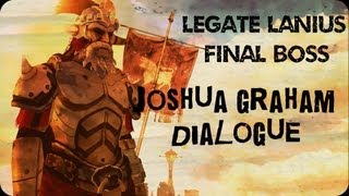 Fallout New Vegas Legate Lanius  Joshua Graham Dialogue Ending [upl. by Kryska]