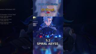 DUO C0R1 Neuvillette amp C0 Zhongli Vs Floor 1231 52 Spiral Abyss [upl. by Weintrob546]