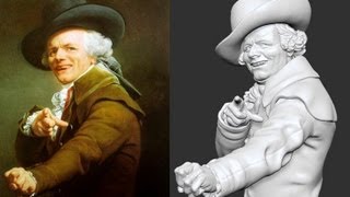 Joseph Ducreux sculpture timelapse [upl. by Norrahc]