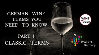 German wine terms explained  WineTuber [upl. by Maurita]