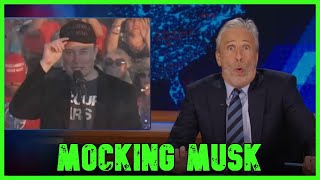 Jon Stewart RUTHLESSLY MOCKS Elon Musk  The Kyle Kulinski Show [upl. by Llennoc161]