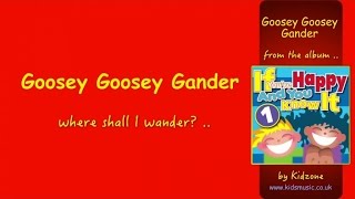 Kidzone  Goosey Goosey Gander [upl. by Ackler]