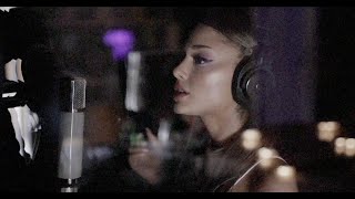 studio footage vocal arranging the “positions” bridge  ariana grande [upl. by Torry]