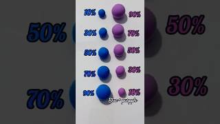 Blue vs purple claymixingep 261shortvideo [upl. by Panchito]