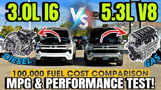 2025 Chevy Silverado 53L Gas VS 30L LZ0 Duramax MPG And Performance Test Did The V8 Get Better [upl. by Fortunato]