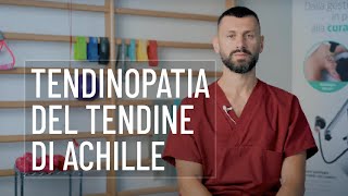 TENDINOPATIA DEL TENDINE DACHILLE a cura del dott Ft Alessio MATINELLI [upl. by Arahsat]