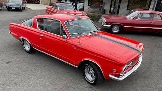 Test Drive 1965 Plymouth Barracuda 4 Speed SOLD 18900 Maple Motors 1554 [upl. by Audie66]