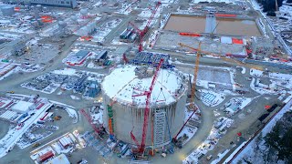 LNG construction progress Early December 2022 DJI Mini 3 Pro [upl. by Anton]