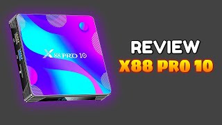 Review X88 PRO 10 Android TV BOX 👌 [upl. by Buskus426]