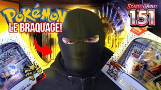 LE BRAQUAGE OUVERTURE POKEMON 151 FR  COFFRET ELECTHOR EX  ALAKAZAM EX [upl. by Aimit467]