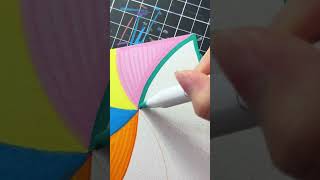 Coloring acrylic marker painting healing and stress relief aid [upl. by Atineb]