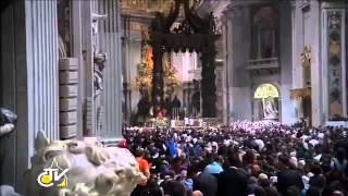 Catholic singer invoke and worship Lucifer Satan in front of Pope Francisc [upl. by Nerat578]