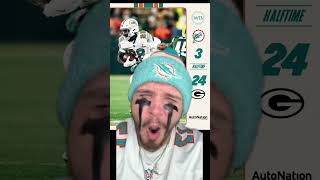 Dolphins Losing To Packers 243 😭 nfl nflfootball nflviral nfltrending dolphins packers [upl. by Yrrad]