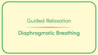 Diaphragmatic Breathing [upl. by Aeslehs]