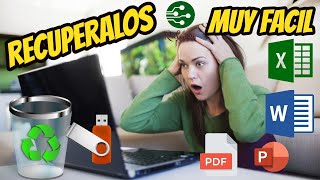 Cómo recuperar Excel Word PDF dañado o borrado accidentalmente sin perder informacion  muy facil [upl. by Cann]