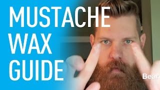 How To Apply Mustache Wax Natural Style  Eric Bandholz [upl. by Nate976]