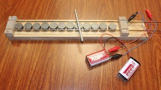 Simple Linear Motor  How to make a simple linear motor [upl. by Claiborne5]