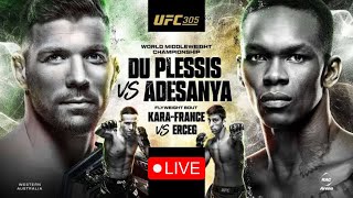 UFC 305  ISRAEL ADESANYA VS DRICUS DU PLESSIS FULL FIGHT LIVE WATCHALONG IN HINDI [upl. by Pittman]