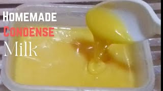 EASY HOMEMADE CONDENSED MILK WITH MILK POWDER [upl. by Orsola]