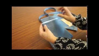 How to Make a Denim Pouch from Old Blue Jeans [upl. by Aivatahs]