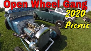 Open Wheel Gang Picnic 2020 Fenderless Hot Rod Get Together [upl. by Seta]