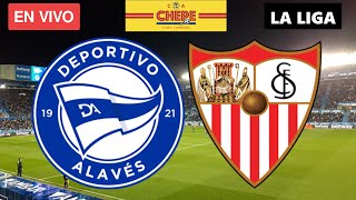 ALAVÉS VS SEVILLA EN VIVO Jornada 6 LaLiga [upl. by Nadabb]