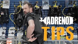 Rear Inflation BCD vs Jacket Style Inflation BCD  ADRENO Scuba Diving [upl. by Onivla]