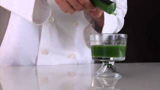 Molecular Gastronomy Recipes Australia and New Zealand  Arugula Spaghetti [upl. by Immanuel]