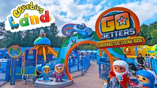 Go Jetters Vroomster Zoom Ride in CBeebies Land at Alton Towers Sept 2023 4K [upl. by Irroc633]