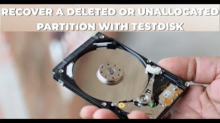 How to Recover a Deleted Partition with TestDisk [upl. by Tace]