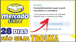 MERCADO LIVRE 28 DIAS SEM RECEBER A ENCOMENDA E ELES CONSIDERAM QUE JA FOI ENTREGUE [upl. by Pietrek]