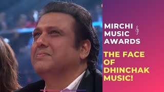 The Face Of Dhinchak Music Govinda At Royal Stag Mirchi Music Awards  Radio Mirchi [upl. by Ttereve991]