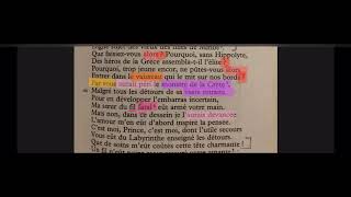 Phèdre analyse linéaire acte 2 scène 5  oral bac français [upl. by Sherrod]