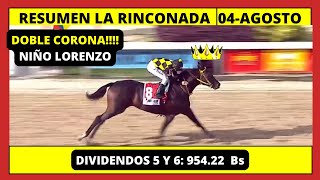 RESUMEN COMPLETO 👉 LA RINCONADA INH hoy Domingo 04 deAGOSTO 2024 [upl. by Eimarrej806]